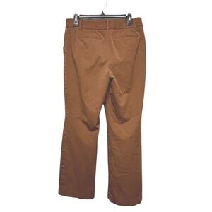 Talbots Newport Pant Womens 10 Brown Straight Leg Casual Trousers  Normcore